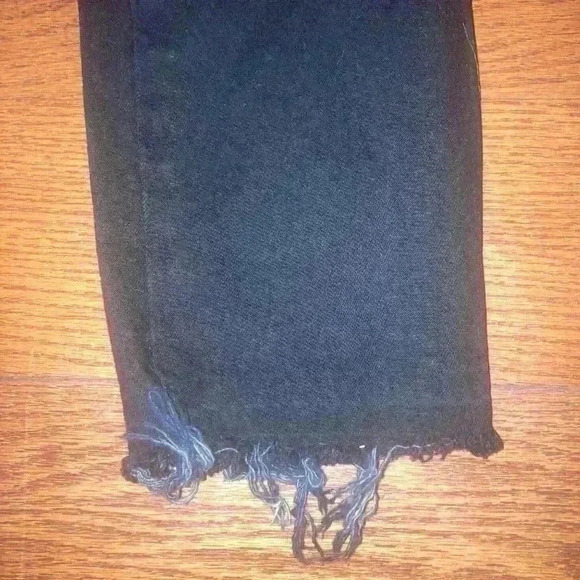 NWOT LUCKY BRAND black jeans flared ankle size  00 size 24 - Picture 4 of 4